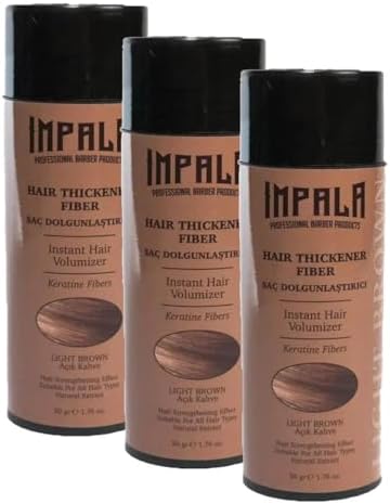 Alternative view of IMPALA Saç Dolgunlaştırıcı Toz Açık Kahve 50 gr (3 paketi)