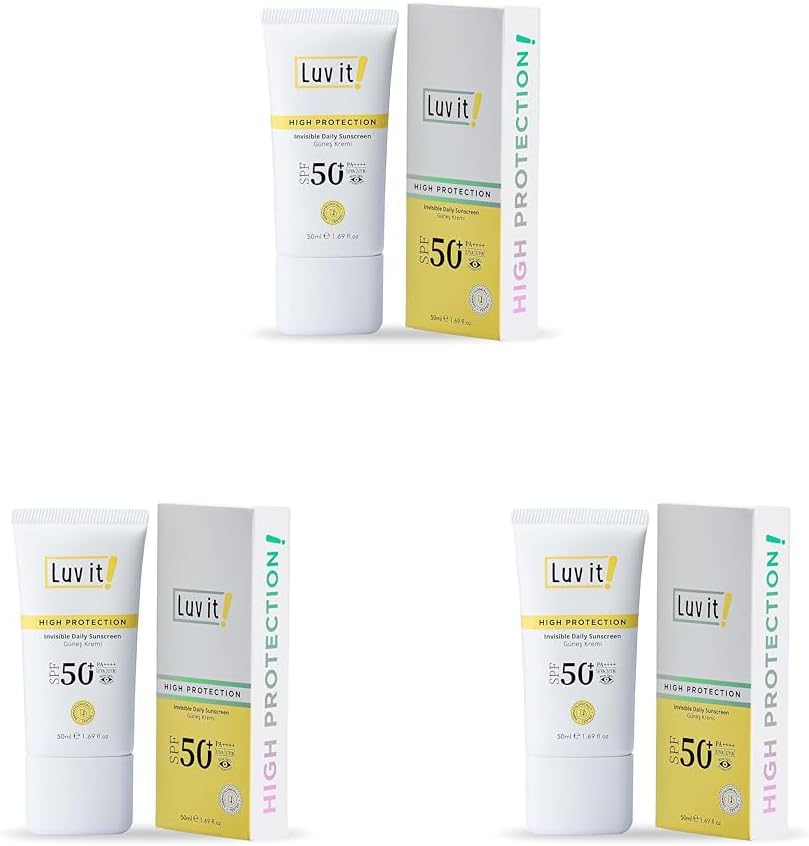 Alternative view of Luv it! Spf50+ Pa++++ UVA UVB Yüksek Korumalı Leke Karşıtı Güneş Kremi 50 ML (3 paketi)