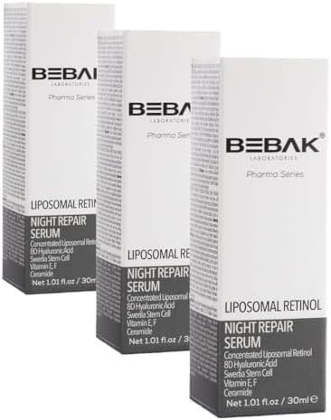 Bebak Pharma Series Liposomal Retinol Gece Onarım Serumu 30 ml (3 paketi)