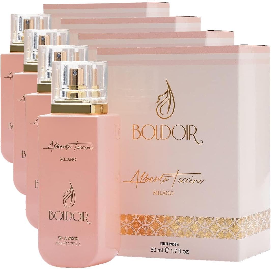 Alberto Taccini Boudoir Kadın Parfümü 50 ml 1 Paket (1 x 50 ml) (4 paketi)