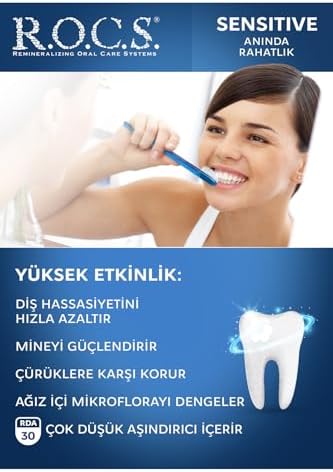 Sensitive Relief - Anında Ferahlık Florürsüz Diş Macunu 75 ml (3 paketi)
