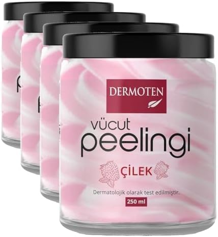 Alternative view of Body Scrub Çilekli Vücut Peelingi 250 ml (4 paketi)