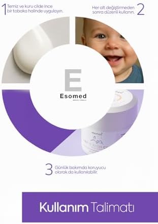 Bebek Pişik Önleyici Krem 50 ml –%15 Çinko Oksitli, Bitkisel Nemlendirici ve Koruyucu (2 paketi)