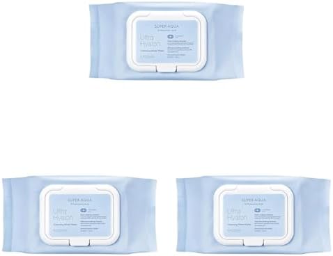 Alternative view of Hyalüronik Asitli, Su Bazlı Makyaj Temizleme Mendili Super Aqua Ultra Hyalon Cleansing Water Wipes (3 paketi)