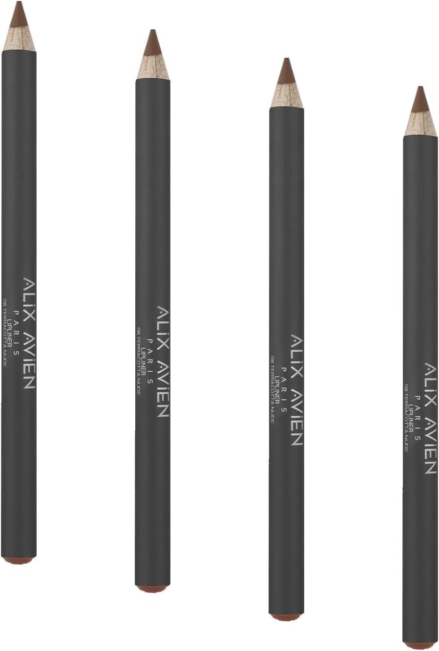 Uzun Süre Kalıcı Dağılma Yapmayan Nemlendirici Dudak Kalemi - Lipliner Pencil 08 Terracotta Nude (4 paketi)