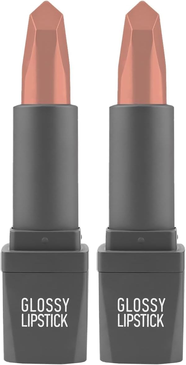 Alternative view of Uzun Süre Kalıcı Yoğun Renk Veren Nemlendirici Parlak Ruj - Glossy Lipstick 302 Nude (2 paketi)