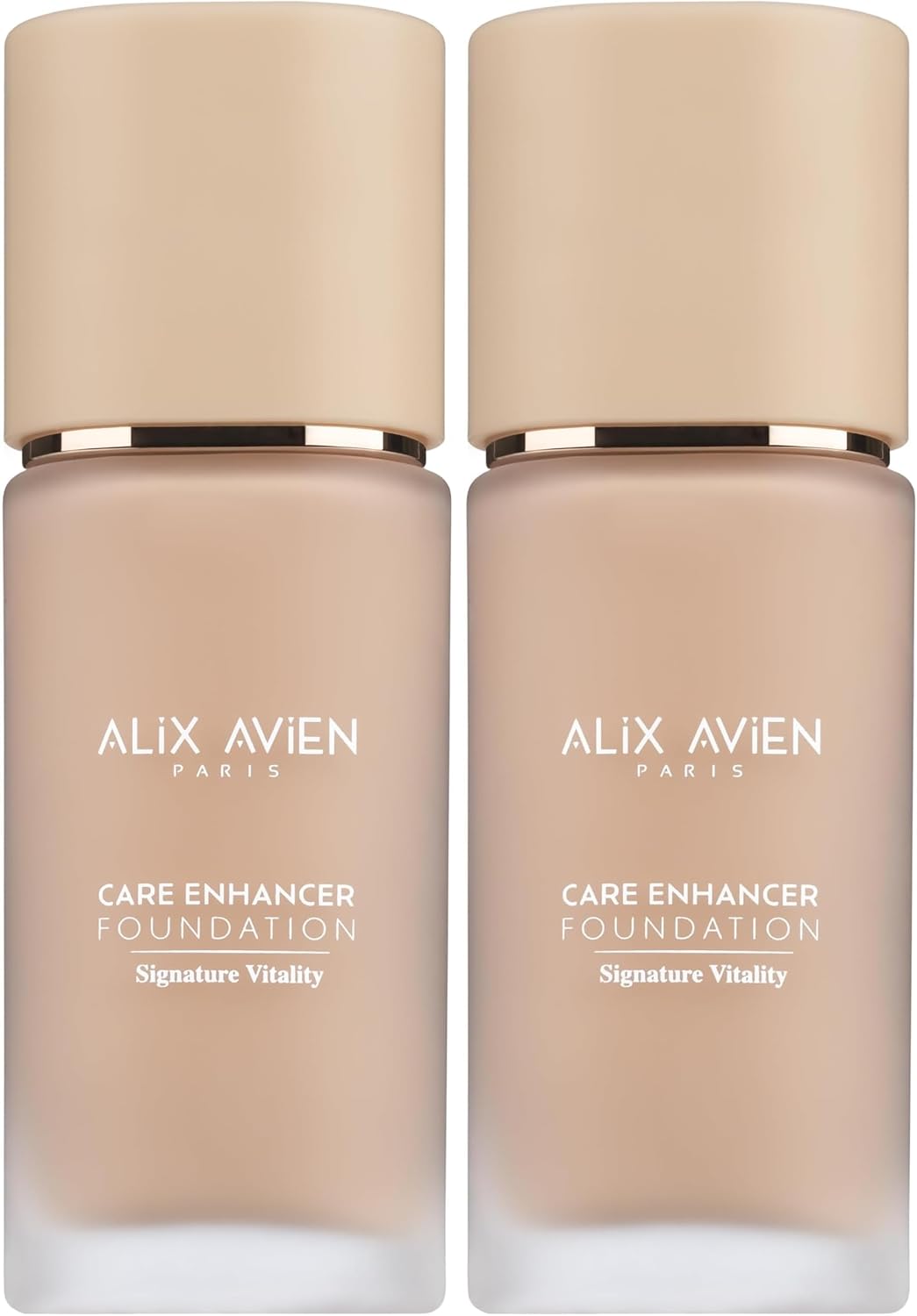Alternative view of Alix Avien Kırışıklık Karşıtı Nemlendirici SPF30 Parlak Bitişli Fondöten Care Enhancer 812 Soft Peach (2 paketi)