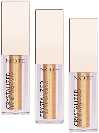 Cosmetics Crystalized Eyeshadow Likit Metalik Göz Farı, 07 Theory (3 paketi)