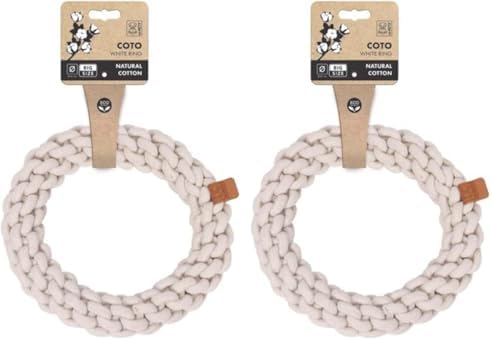 COTO WHITE RING 25CM ÖRGÜ HALKA OYUNCAK (2 paketi)