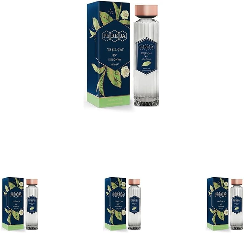 Pereja Yeşil Çay Parfümlü Kolonya 250 ml (4 paketi)