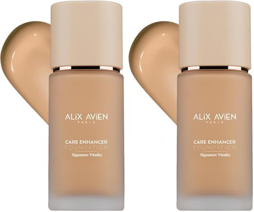 Alix Avien Kırışıklık Karşıtı Nemlendirici SPF30 Parlak Bitişli Fondöten Care Enhancer 816 (2 paketi)