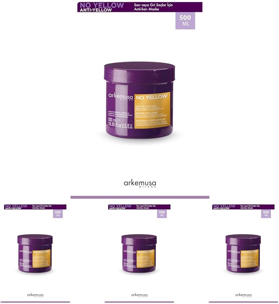 Alternative view of Anti-Yellow Maske 500ml (4 paketi)