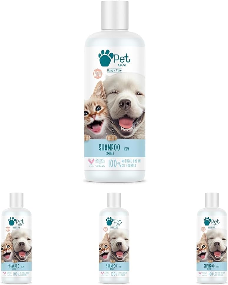 Pet Şampuan, Okyanus, 250 Mililitre (4 paketi)