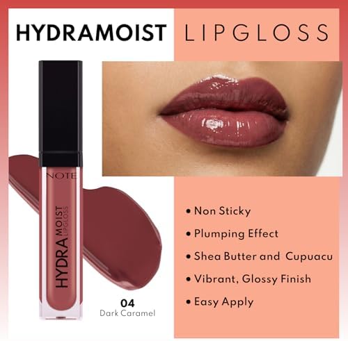 Cosmetics Hydramoist Lipgloss Nemlendirici Dudak Parlatıcısı - 04 Dark Caramel - Mor (3 paketi)