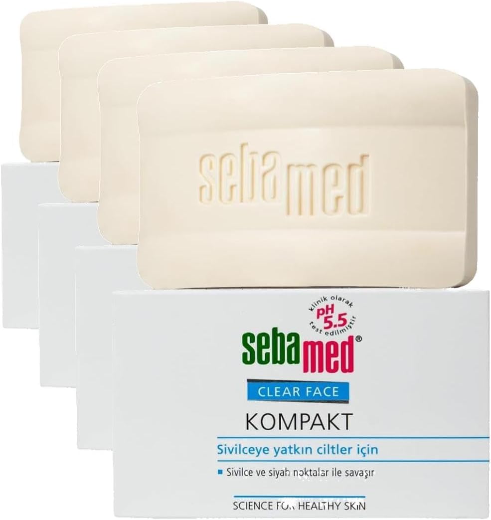 Alternative view of Clear Face Sivilce ve Akne Karşıtı Yüz Temizleyici Kompakt 100 gr (4 paketi)