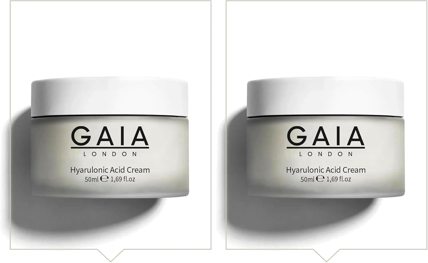 Yoğun Nemdirici Bakım Kremi Hyaluronic Cream Tüm Cilt Tipleri için (2 paketi)