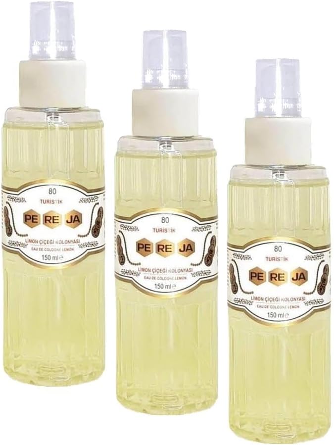 Pereja Kolonya 150ml Pet Sprey Limon (3 paketi)