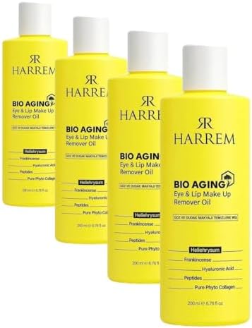 Alternative view of Harrem Bio Aging Kuru Ciltler için Makyaj Temizleme Yağı (4 paketi)