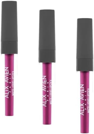 Alternative view of Uzun Süre Kalıcı Kadifemsi Kuruma Yapmayan Mat Likit Ruj - Lipstick 516 Fuchsia (3 paketi)