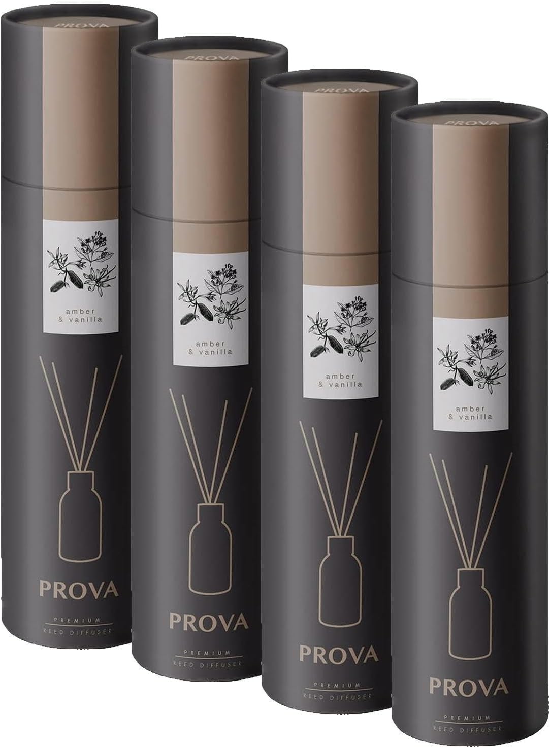 Prova Bambu Çubuklu Oda Kokusu ve Vanilya Ferahlığı 100 ml (4 paketi)