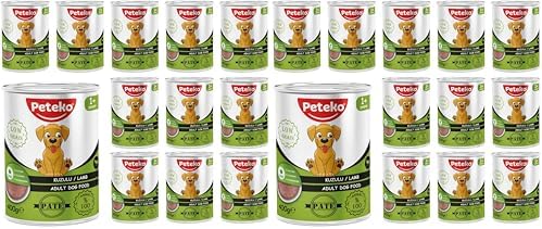 Yetişkin Köpek Kuzulu Pate 400 Gr x 12 adet (2 paketi)