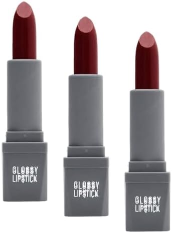 Alternative view of Uzun Süre Kalıcı Yoğun Renk Veren Nemlendirici Parlak Ruj - Glossy Lipstick 324 Raspberry Marmalade (3 paketi)