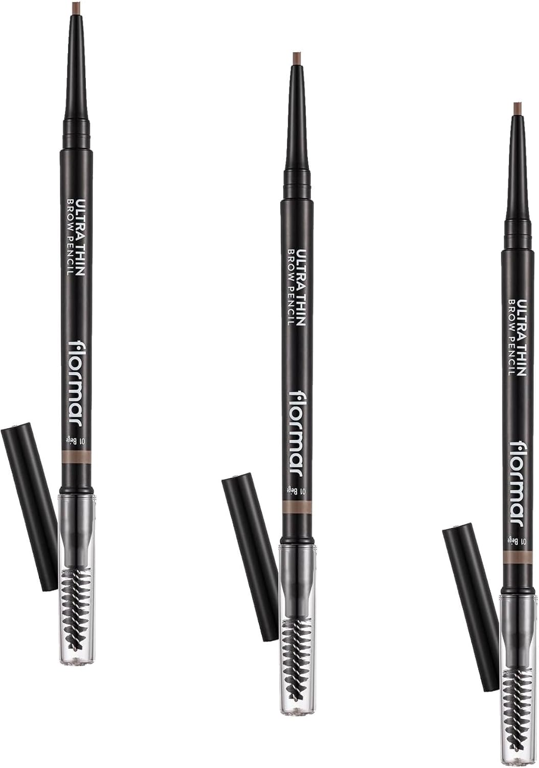 Alternative view of Ultra Thin Fırça Başlıklı & Asansörlü Ucu İnce Kaş Kalemi 001 BEIGE (3 paketi)