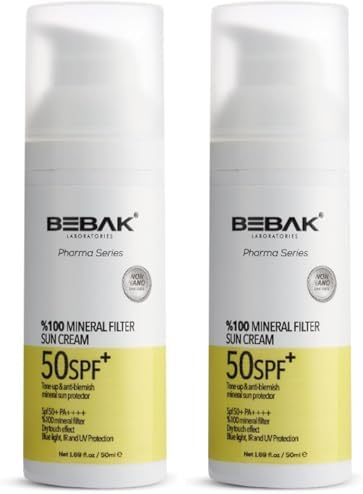 Alternative view of Bebak Pharma Mineral Filter Güneş Kremi 50spf+ 50ml (2 paketi)