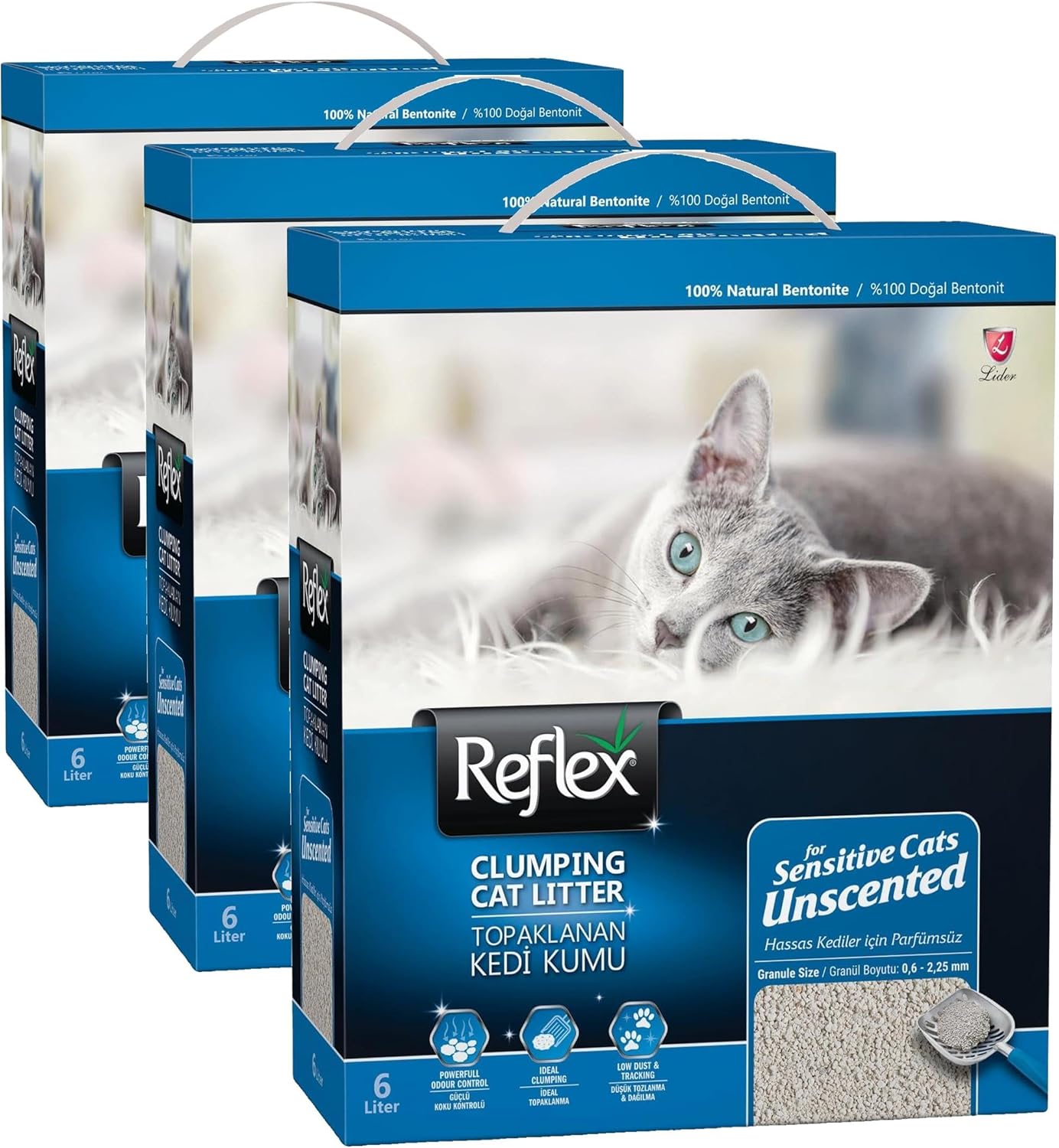 Alternative view of Reflex Box Naturel Kedi Kumu, 6 L (3 paketi)
