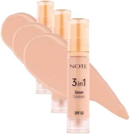 Alternative view of Cosmetics 3 in 1 Serum Concealer SPF 50 00 Light Nemlendirici ve Aydınlatıcı Göz Altı Kapatıcısı (3 paketi)