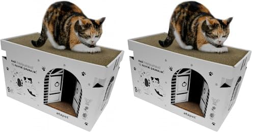 Alternative view of Karton Kedi Tırmalama ve Dinlenme Evi (2 paketi)
