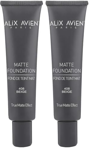 Alternative view of Uzun Süre Kalıcı Doğal Mat Bitişli E Vitamini Içeren Mat Fondöten - Foundation 408 (2 paketi)