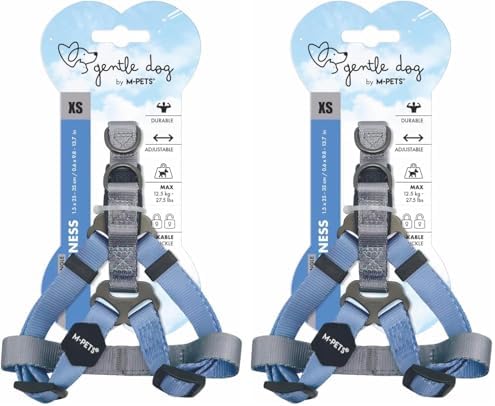 Alternative view of GENTLE DOG TRİANGLE GÖĞÜS TASMASI BLUE (XS) (2 paketi)