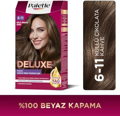Alternative view of Deluxe Saç Boyası 6-11 Küllü Çikolata Kahve (4 paketi)