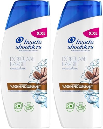 & Shoulders Erkeklere Özel Kafeinli Dökülme ve Kepek Karşıtı 750ML Şampuan (2 paketi)