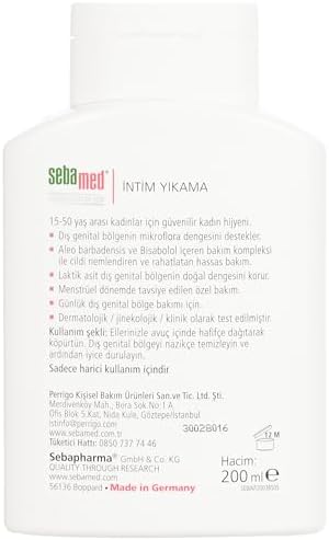 Alternative view of İntim Yıkama Jeli - Hassas Ciltler için ph 3.8 Dış Genital Bölge Temizleyici İntim Bakım Ürünü 200ml (3 paketi)
