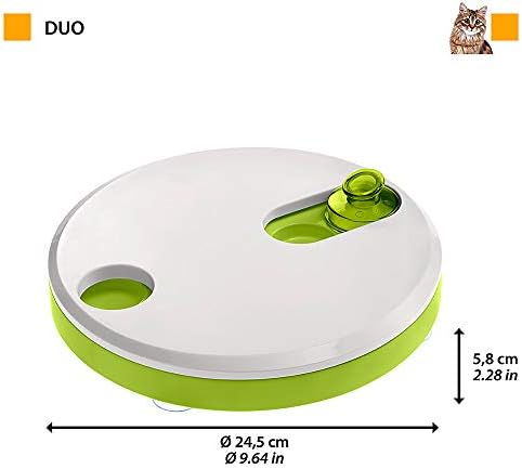 85484099 küçük köpekler ve kediler için ikili beceri oyunu, kemirmek için ideal, kaymaz malzemeli plastik, 293 g (4 paketi)