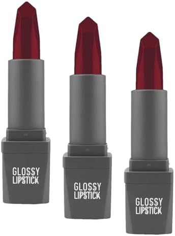 Alternative view of Uzun Süre Kalıcı Yoğun Renk Veren Nemlendirici Parlak Ruj - Glossy Lipstick 322 Cranberry (3 paketi)