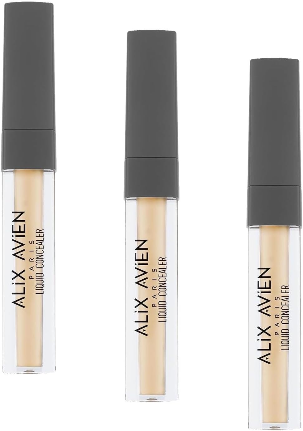 Aydınlık Görünüm Sağlayan Yoğun Likit Göz Altı Kapatıcısı - Concealer 107 Warm Desert (3 paketi)