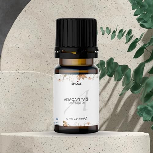 %100 Saf ve Doğal Adaçayı Uçucu Yağı 10ml (4 paketi)