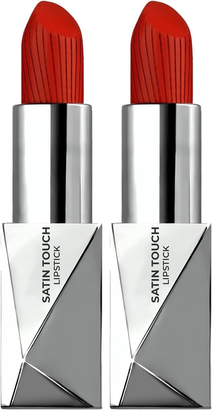 Alix Avien Uzun Süre Kalıcı Nemlendirici Pürüzsüz Etkili Yarı Mat Ruj Satin Lipstick 826 Allure Red (2 paketi)