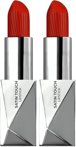 Alternative view of Alix Avien Uzun Süre Kalıcı Nemlendirici Pürüzsüz Etkili Yarı Mat Ruj Satin Lipstick 826 Allure Red (2 paketi)