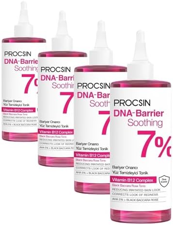 Alternative view of PROCSIN DNA-Barrier Soothing Cilt Bariyeri Onarıcı Güçlendirici Yüz Temizleyici Tonik (4 paketi)