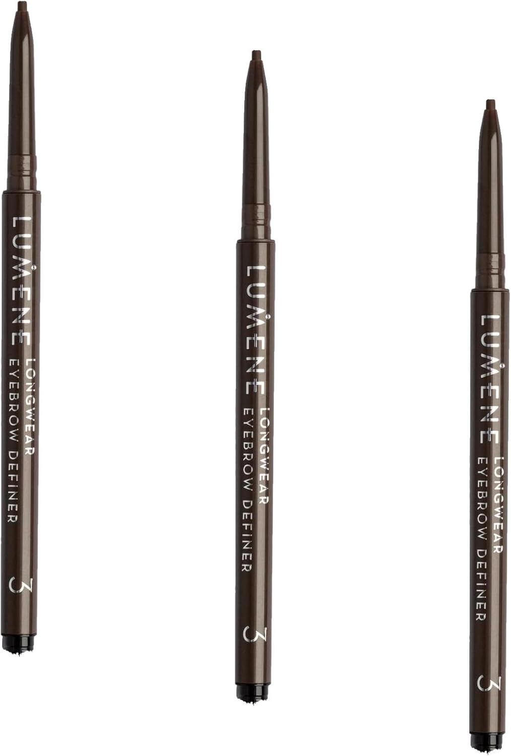 Alternative view of LUMENE Longwear Eyebrow Definer Ultra Ince Uçlu Kalıcı Kaş Kalemi Ash Brown (3 paketi)