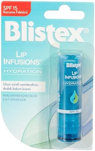 Blistex Lip Infusions Hydration Uzun Süreli Nemlendirici Dudak Bakım Kremi SPF 15 x2