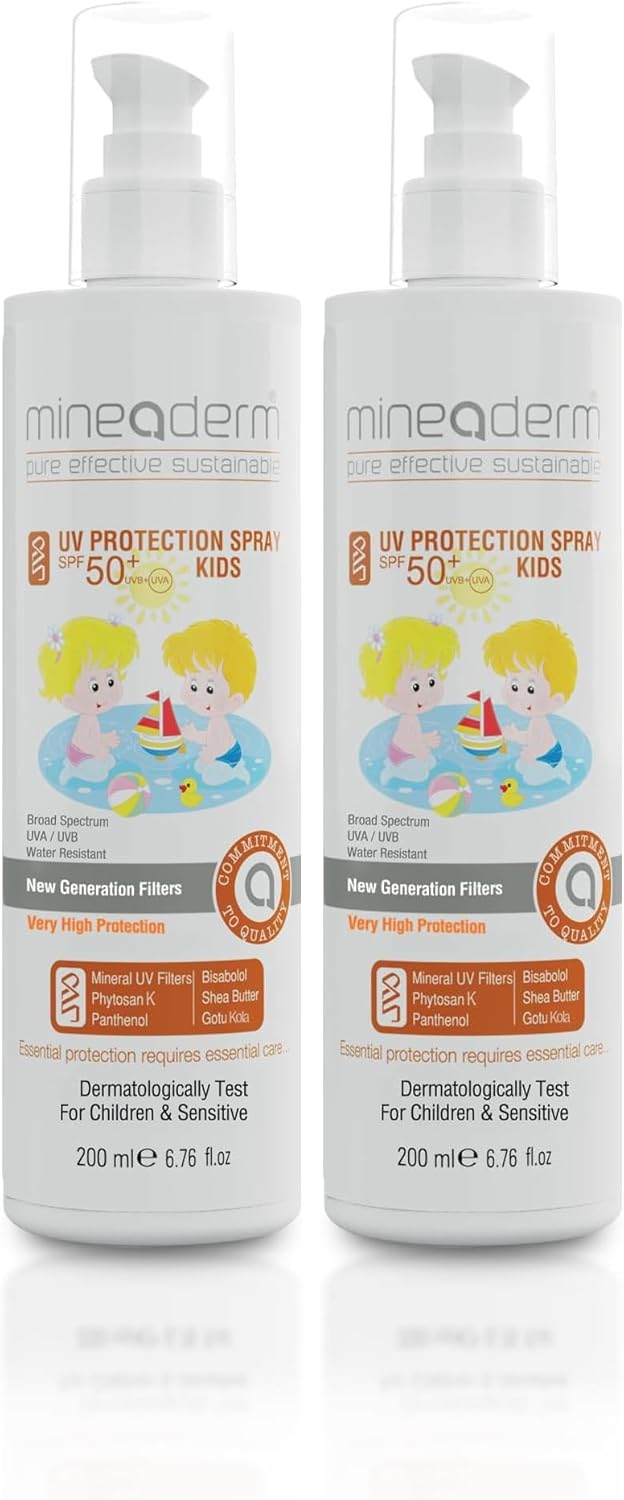 Uv Protection ve Hydration Spf 50+ Kids Sprey 200 ml (2 paketi)