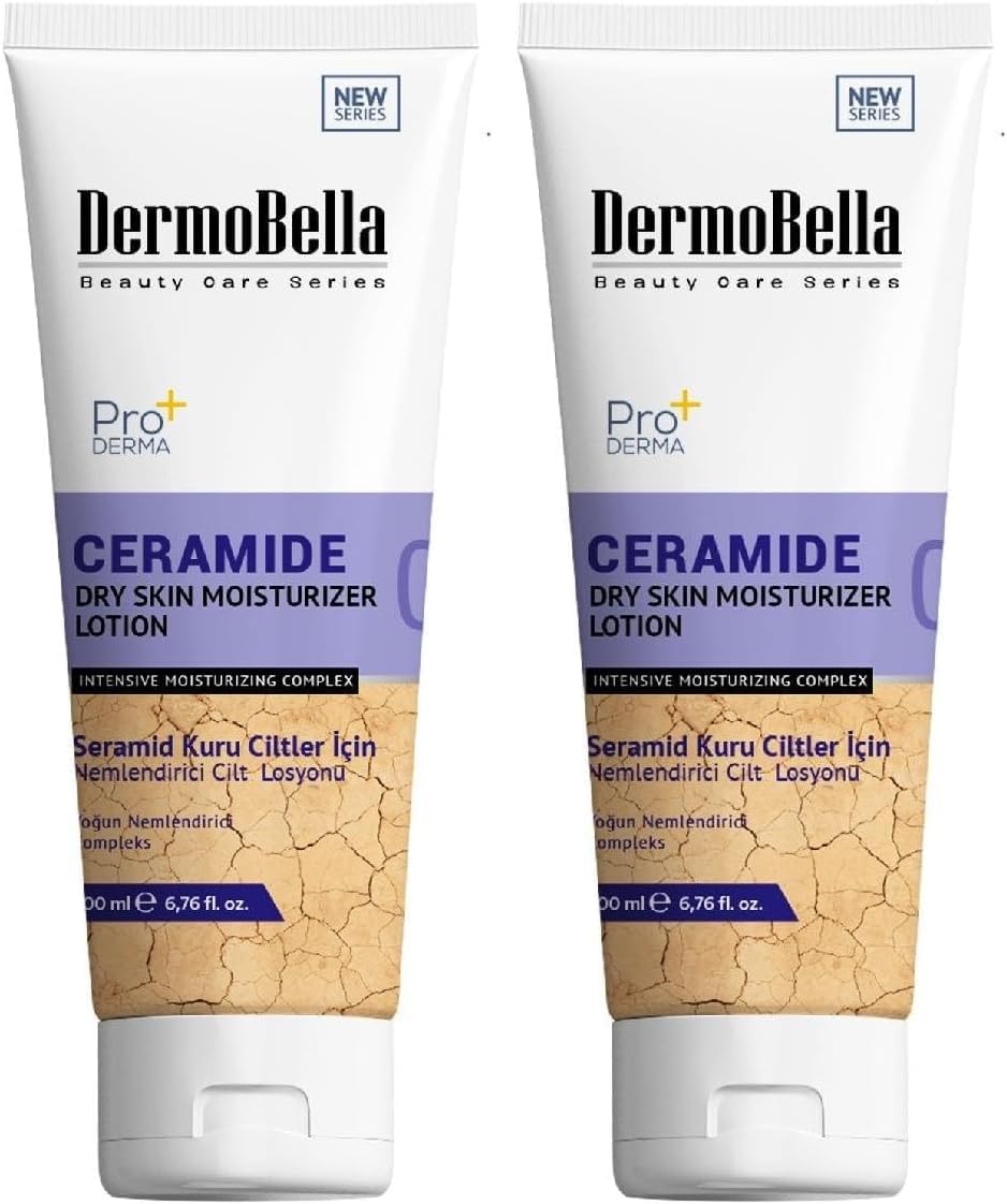 Alternative view of DermoBella Seramid Kuru Ciltler İçin Nemlendirici Cilt Losyonu 200 ml (2 paketi)