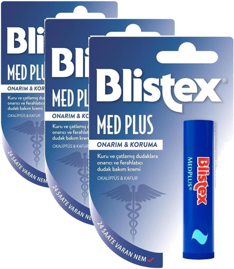 Alternative view of Blistex Medplus Stick Kuru ve Çatlamış Dudaklara Onarıcı ve Ferahlatıcı Dudak Bakım Kremi + Sensitive Hassas Dudaklar için Besleyici ve Nemlendirici Dudak Bakım Kremi