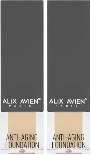 Yaşlanma Karşıtı Vitamin Içeren Nemlendirici Spf15 Fondöten - Anti Aging Foundation 505 Warm Peach (2 paketi)