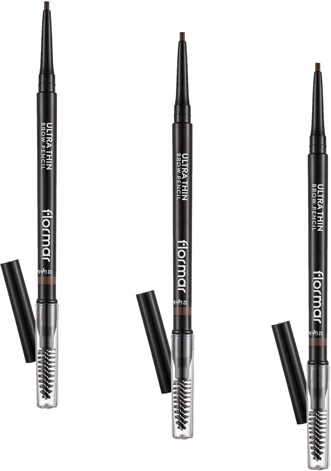 Ultra Thin İnce Uçlu Kıl Fırçalı Otomatik Kajal Kaş Kalemi No. 002 - Light Brown - 8690604572113 (3 paketi)